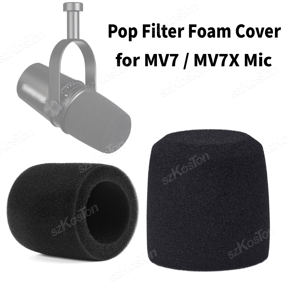 Shure Mic Mv7 - Copertura Protettiva in Spugna Fonoassorbente per