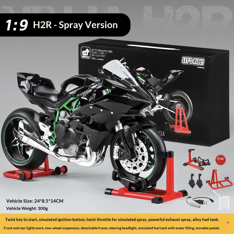 Battery Case Storage - Kawasaki Ninja H2R Modello dinamico in