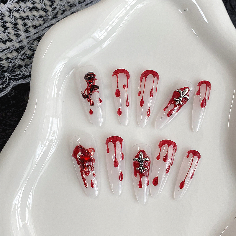 Drip Tip Resin - 10 Pezzi di Unghie Finte a