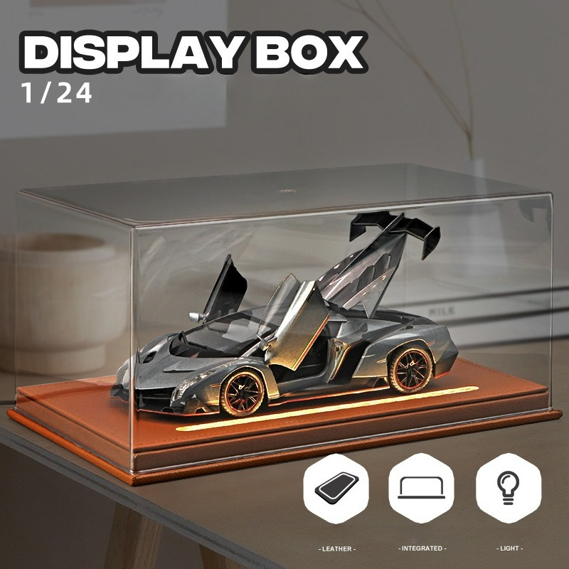 Battery Case Storage - Scatola di visualizzazione in acrilico con
