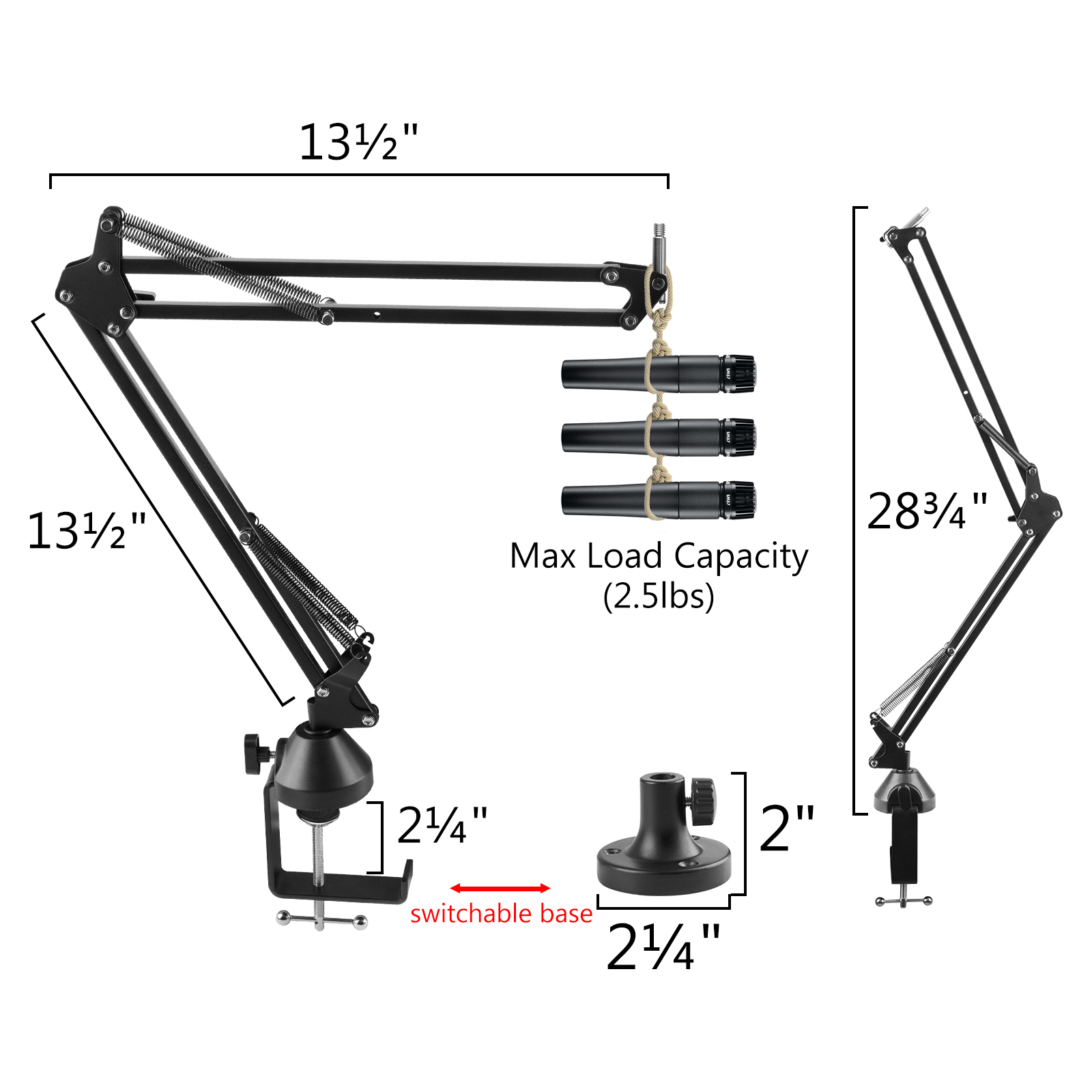 Geekria per il braccio del mic - Shure Mic Mv7 recensione e prezzo