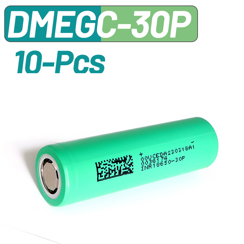 10PCS DMEGC 30P INR18650 3000m - Vape Battery 18650 recensione e prezzo