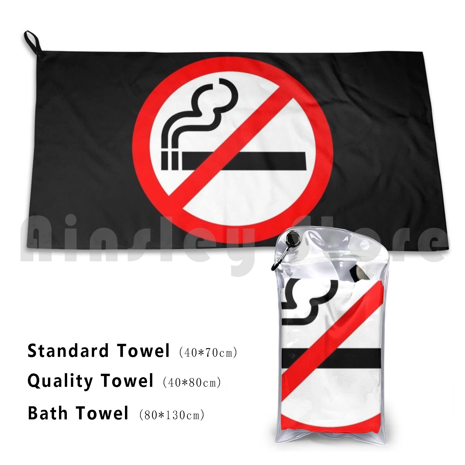 Asciugamano Segno No Smoking 3 - Quick Vape recensione e prezzo