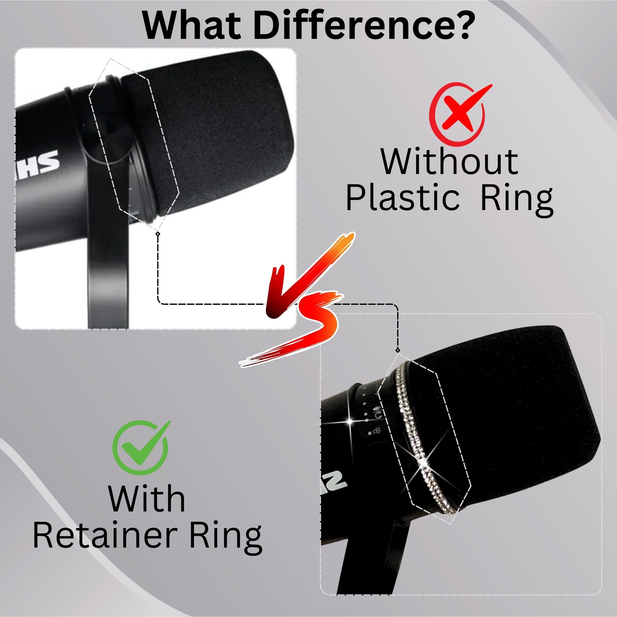Filtro anti-pop Shining MV7 pe - Shure Mic Mv7 recensione e prezzo